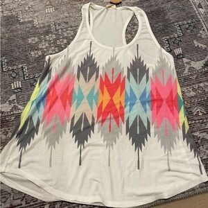 Multi colored tank top nwt